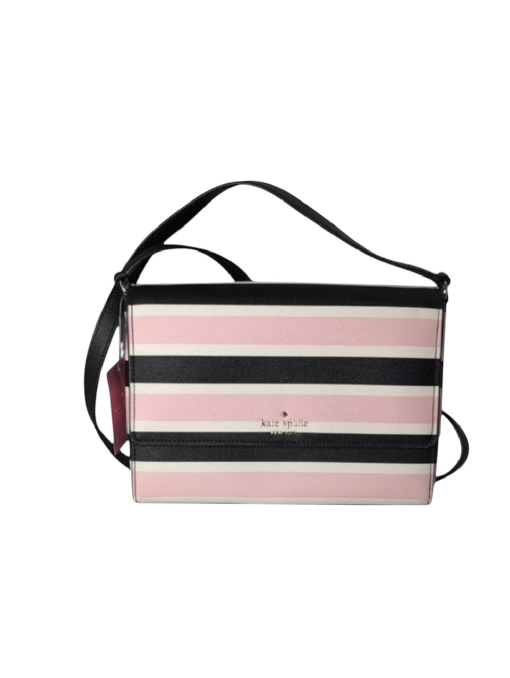 Kate Spade Cove Street Celebration Dody Crossbody in Black Multi Stripe